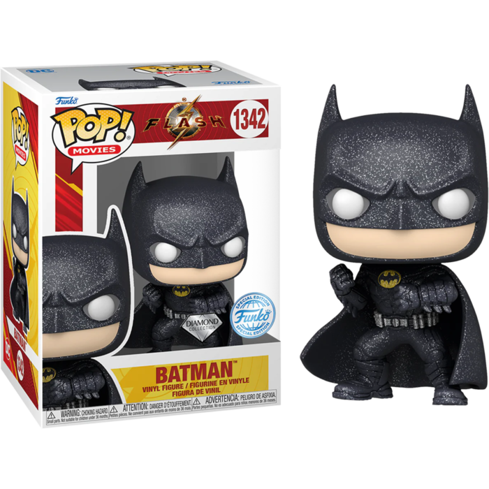 Funko Pop! - The Flash (2023) - Batman Diamond Glitter Pop! Vinyl Figure #1342