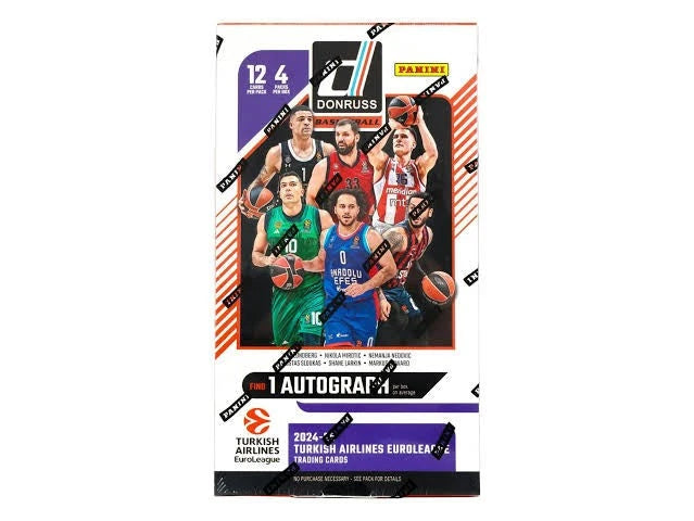 2024-25 Panini Donruss Euro league Basketball Hobby Box