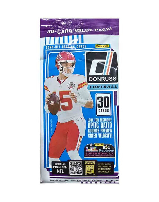 2025 Panini NFL Football Donruss Value Pack