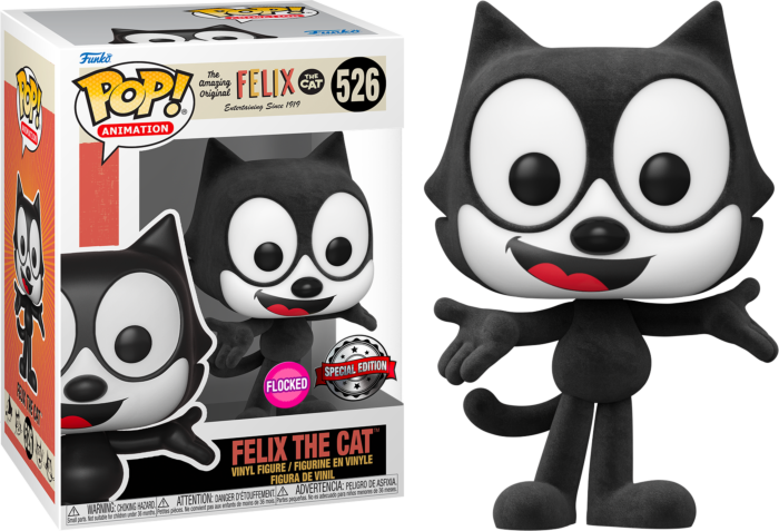 Funko Pop! - Felix the Cat - Felix the Cat Flocked Pop! Vinyl Figure #526