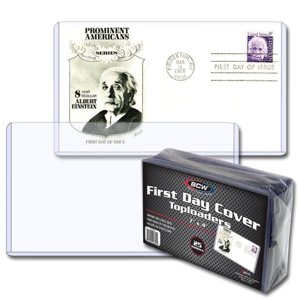 BCW - First Day Cover Topload Holder 25 pack