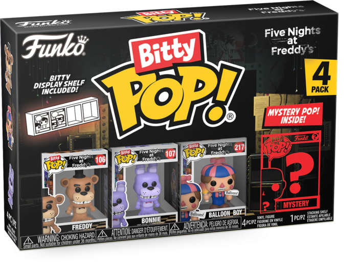 Five Nights at Freddy's - Bitty Pop! Vinyl Figure 4-Pack - Assorted