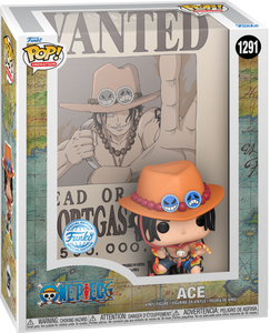 One Piece - Portgas D. Ace Wanted Poster Pop! Cover Vinyl Figure