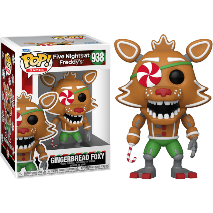 Five Nights at Freddy's - Holiday Gingerbread Foxy Pop! Vinyl Figure #938
