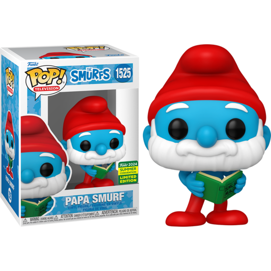 The Smurfs - Papa Smurf Pop! Vinyl Figure (2024 Summer Convention Exclusive) #1525
