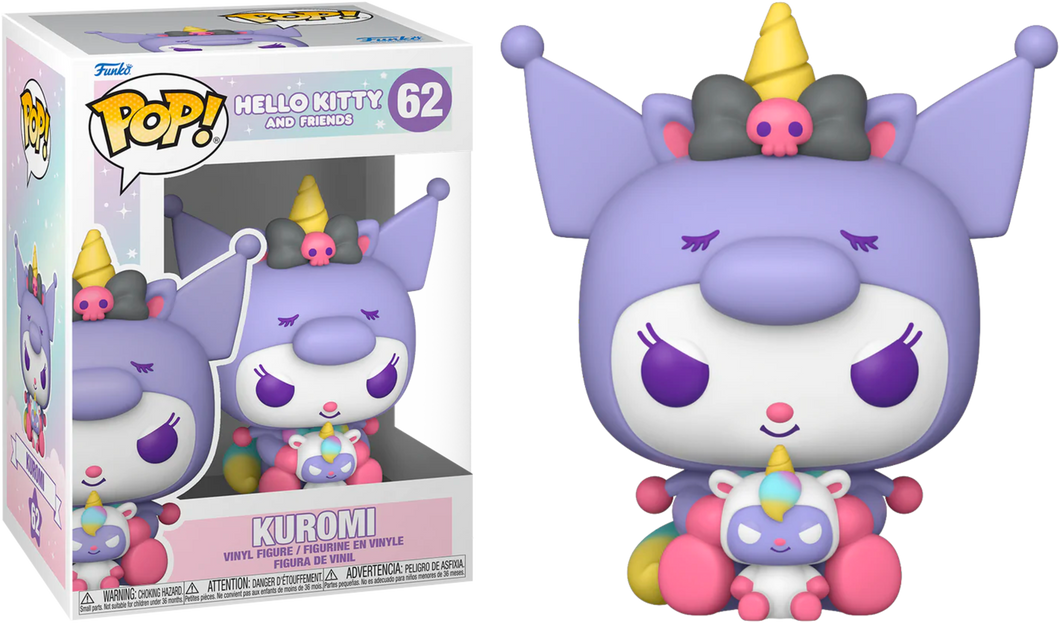 Hello Kitty and Friends - Kuromi Unicorn Party Pop! Vinyl Figure #62