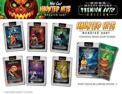 PRE ORDER - EARLY DECEMBER - 2025 Wild Card Multi-Sport Haunted Hits Premium Auto Edition Hobby Box