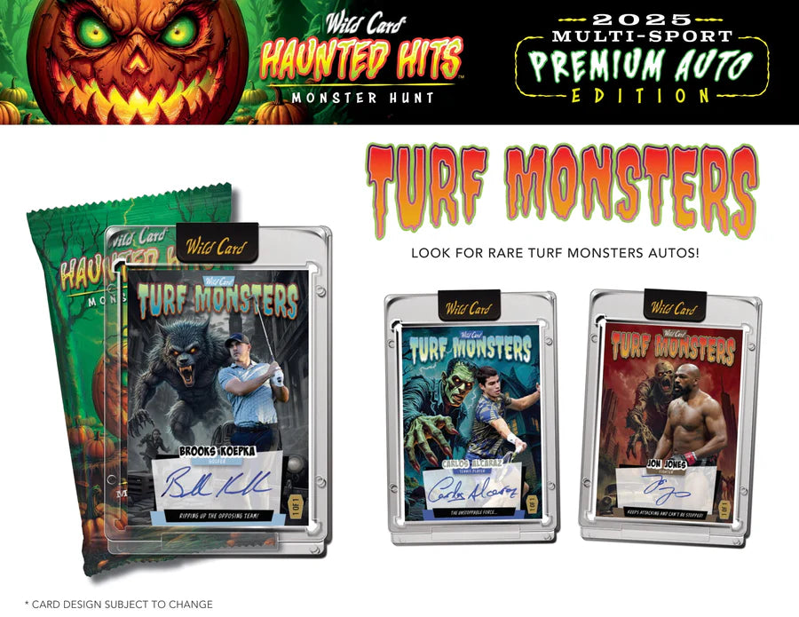 PRE ORDER - EARLY DECEMBER - 2025 Wild Card Multi-Sport Haunted Hits Premium Auto Edition Hobby Box
