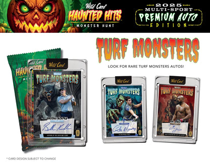 PRE ORDER - EARLY DECEMBER - 2025 Wild Card Multi-Sport Haunted Hits Premium Auto Edition Hobby Box