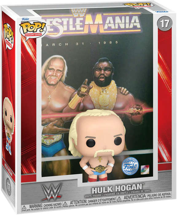 WWE - Hulk Hogan WrestleMania I Pop! Covers Vinyl Figure