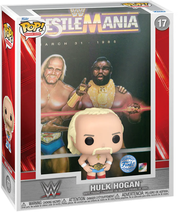 WWE - Hulk Hogan WrestleMania I Pop! Covers Vinyl Figure