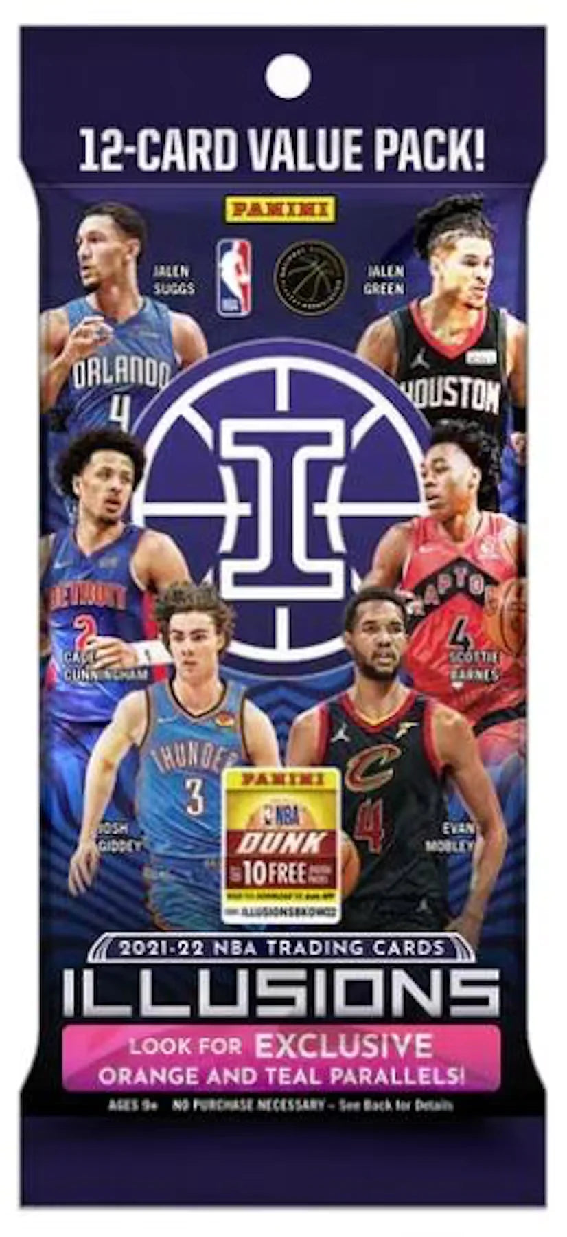 2021-22 PANINI ILLUSIONS NBA BASKETBALL - CELLO/FAT/VALUE PACK