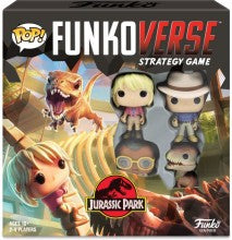 Funkoverse - Jurassic Park 100 4-pack Strategy Strategy (Board Game)