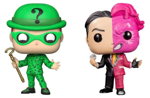 Batman Forever (1995) - Two-Face & The Riddler Glow in the Dark Pop! Vinyl Figure 2-Pack