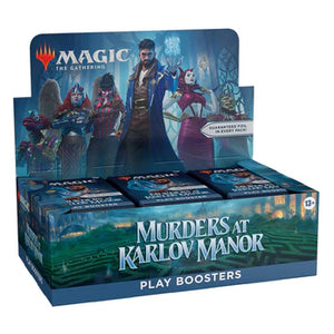 MAGIC: THE GATHERING - MURDERS AT KARLOV MANNOR - PLAY BOOSTER PACK - SINGLE