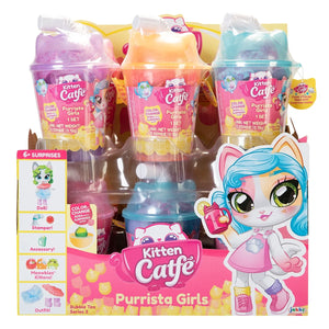Kitten Catfe Purrista Girls Boba Series 3, Assorted - Mystery