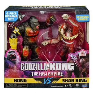 Godzilla x Kong: The New Empire - Kong Vs Skar King 2 PACK
