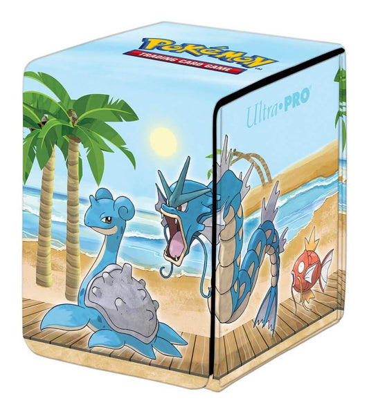 Pokemon Deck Box: Alcove Flip - Gallery Seaside (Lapras & Gyarados)