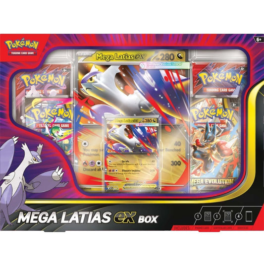 PRE ORDER OCTOBER 24TH - Pokemon – Mega Latias ex – Box (One Per Person)
