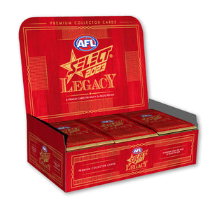 Pre Sale: 2023 SELECT AFL - LEGACY - BOX (24 Packs) - ONE PER PERSON/PER ADDRESS- Shipping from the 27th Sept