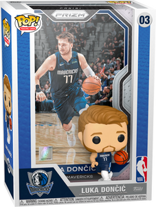 NBA Basketball - Luka Doncic Pop! Trading Cards Vinyl Figure with Protector Case