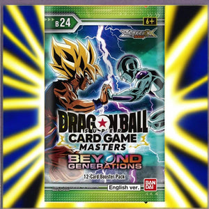 DRAGON BALL SUPER CARD GAME MASTERS ZENKAI SERIES EX SET 07 BEYOND GENERATIONS [B24] - SINGLE PACK