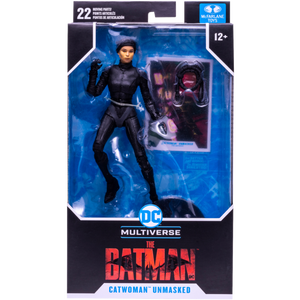 The Batman (2022) - Selina Kyle Catwoman (Unmasked) DC Multiverse 7” Scale Action Figure