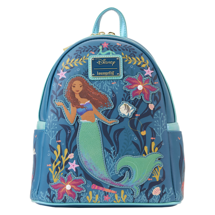 LOUNGEFLY - The Little Mermaid (2023) - Live Action 10” Faux Leather Mini Backpack