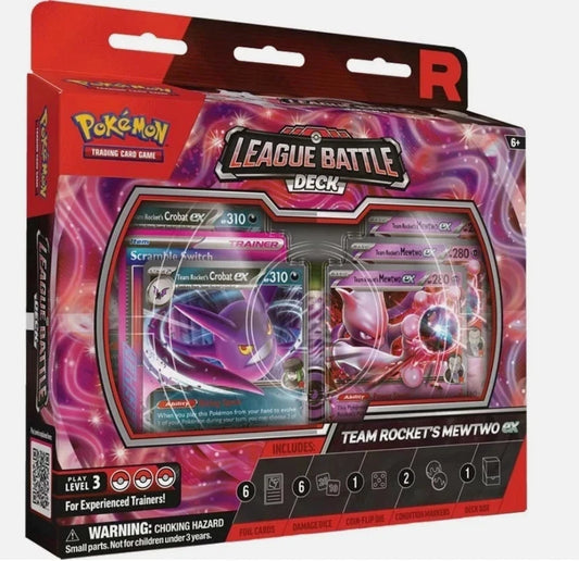 Pokémon TCG: Team Rocket’s Mewtwo ex League Battle Deck