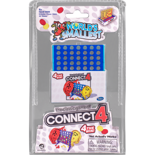 World's Smallest Connect 4 Micro Figures - Assorted - Mystery