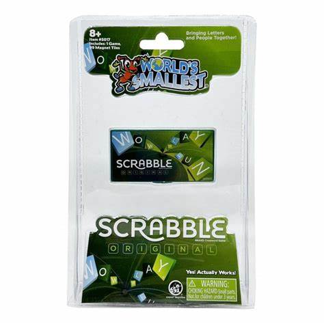 World's Smallest Scrabble Micro Figures - Assorted - Mystery