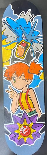 Custom Pokemon Artist Series 1/1 Skateboard Deck - 10 Unique Designs! *Click to see more*