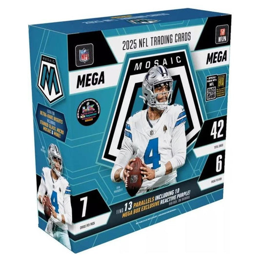Panini NFL 2025 Mosaic Football Mega Box