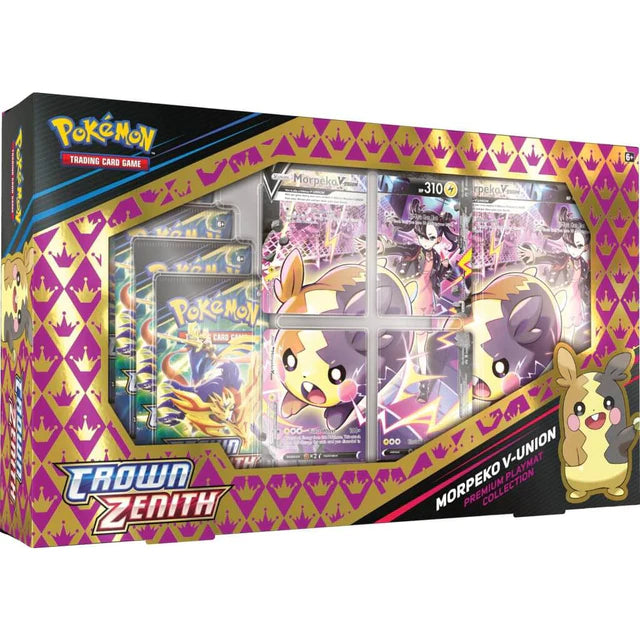 Pokemon TCG - Crown Zenith - Morpeko V-Union Premium Playmat Collection Box