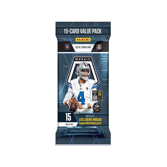 2025 Panini NFL Mosaic Football Trading Card Value Pack