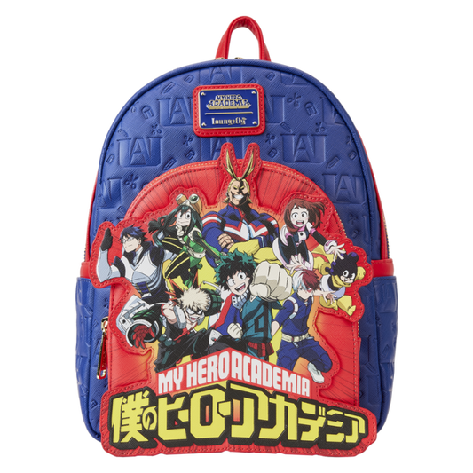 My Hero Academia - Group Logo 11” Faux Leather Mini Backpack