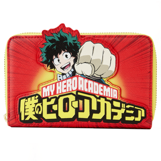 My Hero Academia - Izuku Punch 4” Faux Leather Zip-Around Wallet
