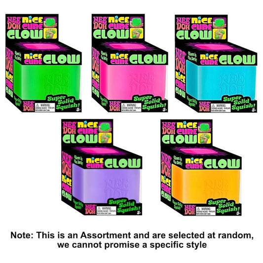 NeeDoh Nice Cube Glow (Designs may vary)(Assorted)