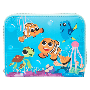 Finding Nemo - 20th Anniversary Glow in the Dark 4” Faux Leather Zip-Around Wallet