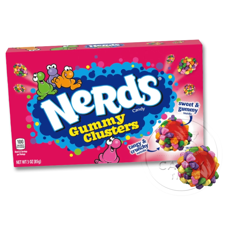 Nerds Gummy Clusters Video Box