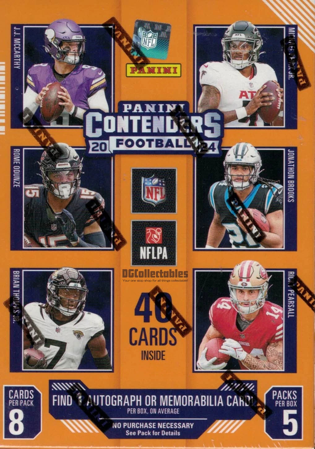 2024 PANINI CONTENDERS FOOTBALL NFL SEALED 5-PACK BLASTER BOX BRAND NEW IN STOCK