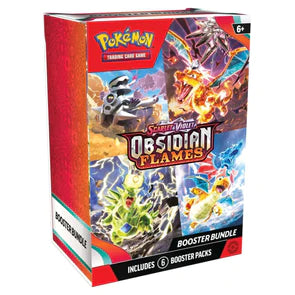 PRE ORDER 11/8/23 - Pokemon TCG - OBSIDIAN FLAMES Booster Bundle Box (6 packs)