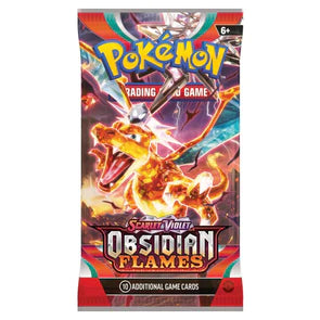 PRE ORDER 11/8/23 - Pokemon TCG - Scarlet & Violet 3 - OBSIDIAN FLAMES Booster Pack (1 pack)