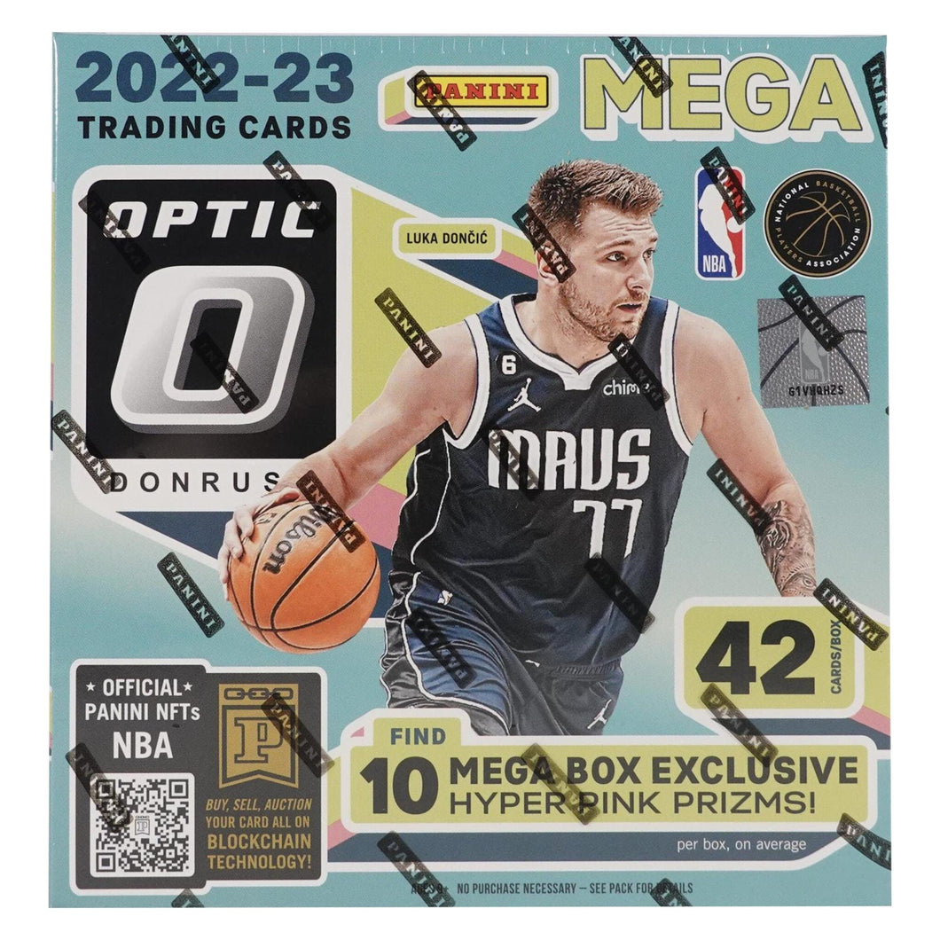 IN STOCK - 2022-23 Panini Donruss Optic Basketball Mega Box (Hyper Pink Prizms) (6 packs)