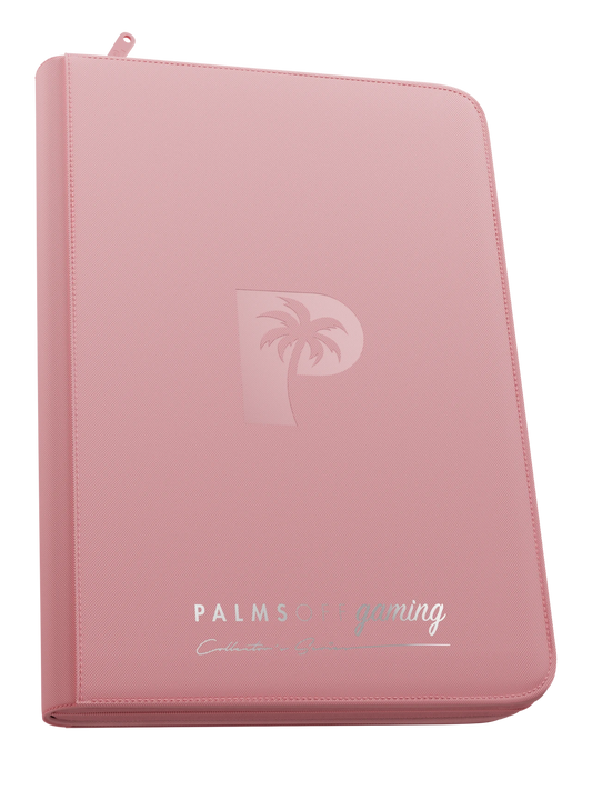 Palms Off - Collector's Series Top Loader Zip Binder - 9 Pocket - Pink