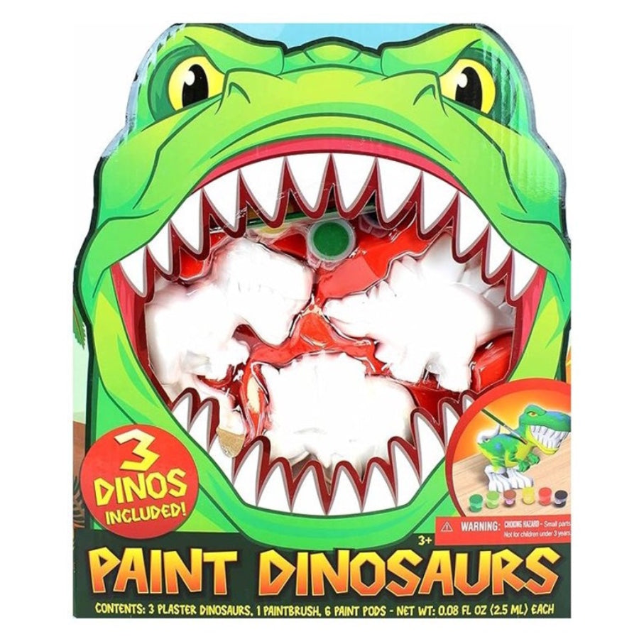 Plaster & Paint Sharks & Dinos 3 Pack Activity Set Assorted
