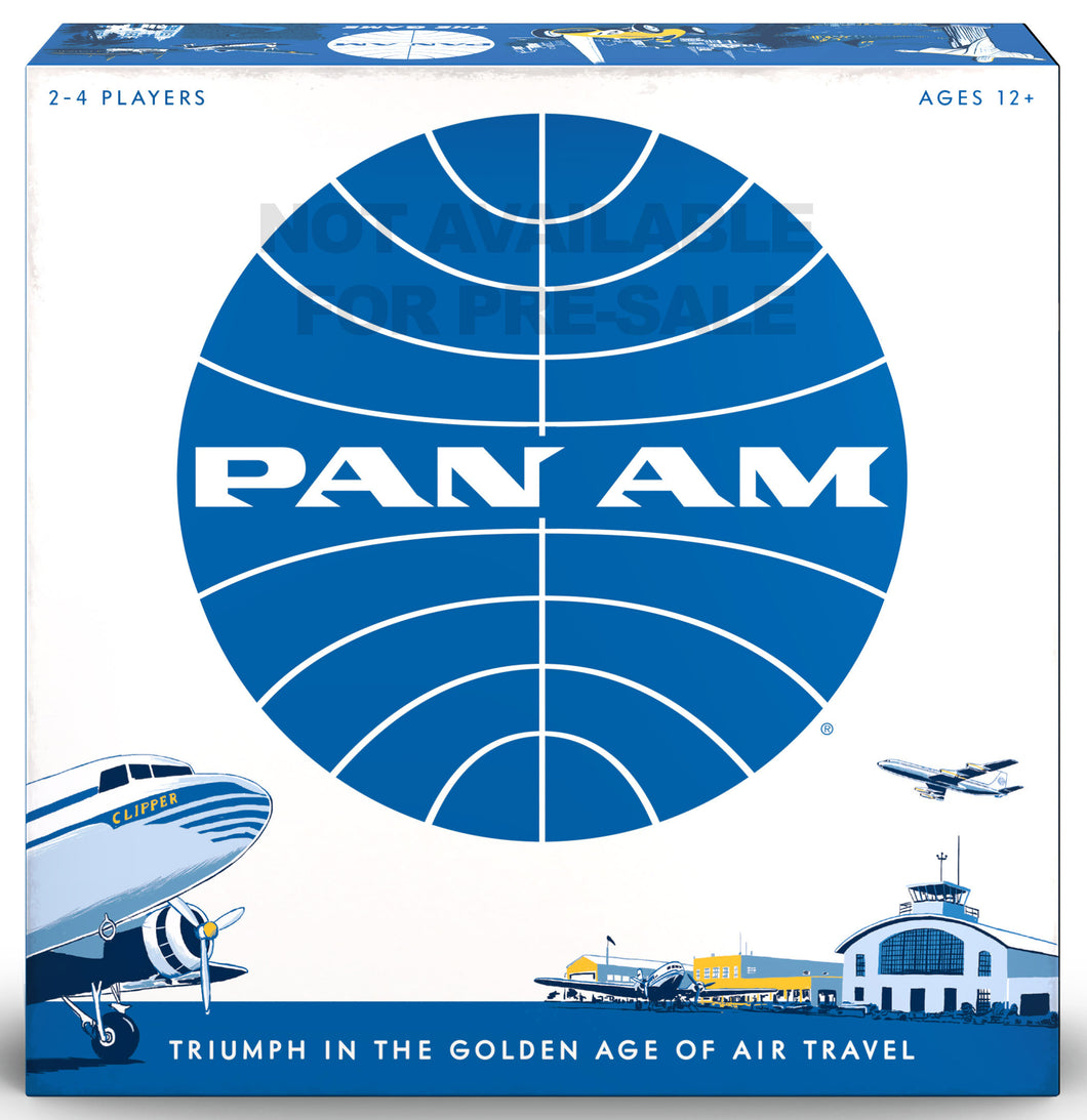 PAN AM: TRAVEL THE WORLD IN ABOUT 60 MINUTES - BOARD GAME