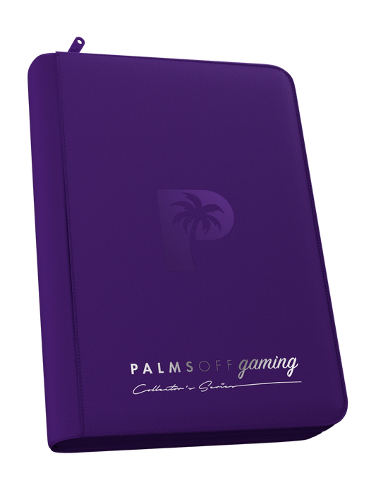 Palms Off - Collector's Series 4 Pocket Zip Binder - Purple