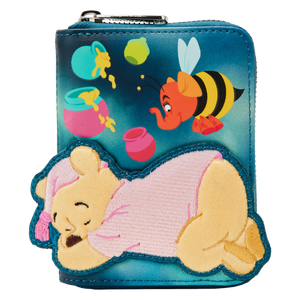 Winnie the Pooh - Heffa-Dream Glow in the Dark 4” Faux Leather Zip-Around Wallet