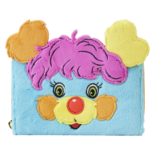 Popples - Cosplay Plush 4” Faux Leather Zip-Around Wallet